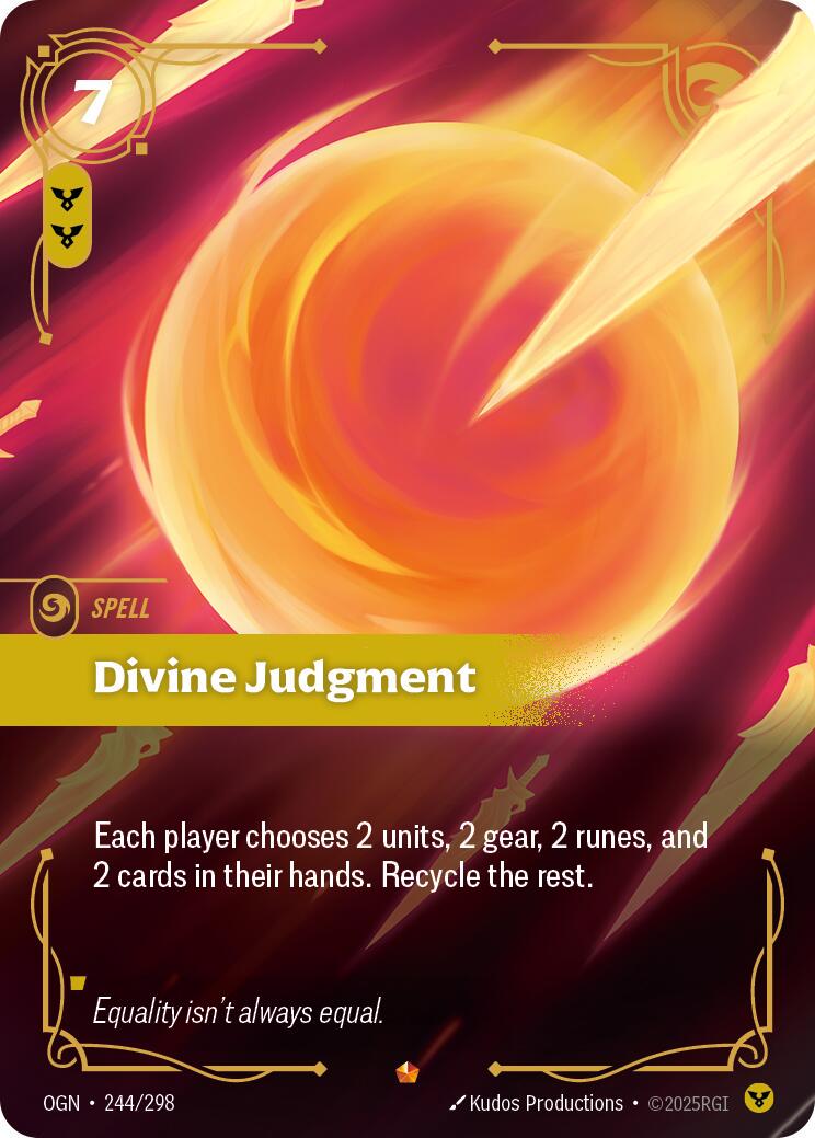 Divine Judgment [Epic] 244/298 - Riftbound Origins