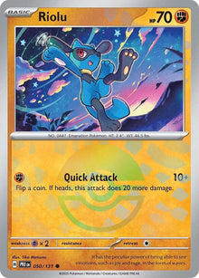 Riolu [Poke Ball] #050/086 - Pokemon Prismatic Evolutions