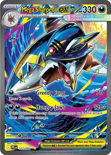 Mega Sharpedo ex [Special Illustration Rare] 127/094 - Pokémon Phantasmal Flames