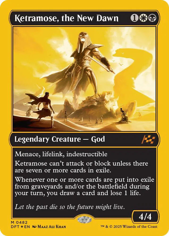 Ketramose, the New Dawn [First-Place Foil] - MTG Aetherdrift M 482