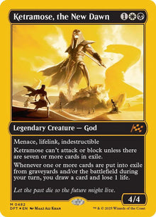 Ketramose, the New Dawn [First-Place Foil] - MTG Aetherdrift M 482