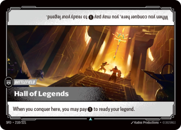 Hall of Legends [Uncommon] 210/221 - Riftbound Spiritforged