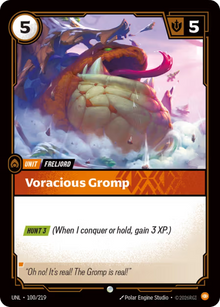 Voracious Gromp [Common] UNL 100/219 - Riftbound Unleashed