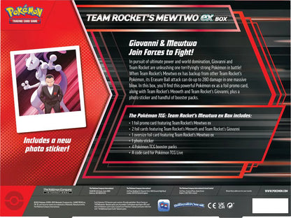 Pokemon: Team Rocket's Mewtwo ex Box