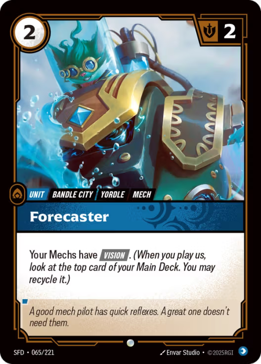 Forecaster [Common] SFD 065/221 - Riftbound Spiritforged