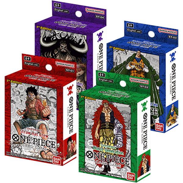 Super Pre-Release Starter Decks 1-4 [Set of 4] - Super Pre-Release Starter Deck 1: Straw Hat Crew (ST-01 PRE)