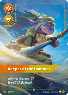 Poppy - Keeper of the Hammer [Overnumbered] UNL 237/219 - Riftbound Unleashed