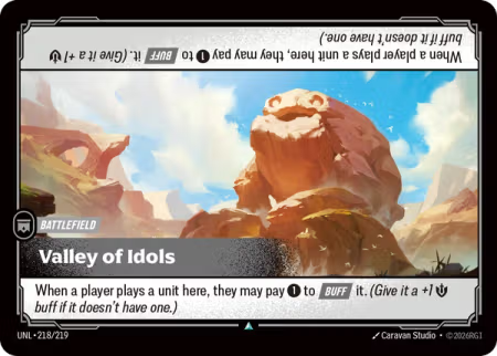Valley of Idols [Battlefield] UNL 218/219 - Riftbound Unleashed