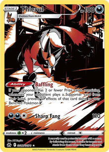 Thievul [Ultra Rare] #GG17/GG70 - Pokemon Crown Zenith