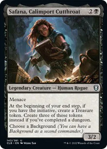 Safana, Calimport Cutthroat - MTG Commander Legends: Battle for Baldur's Gate U 143