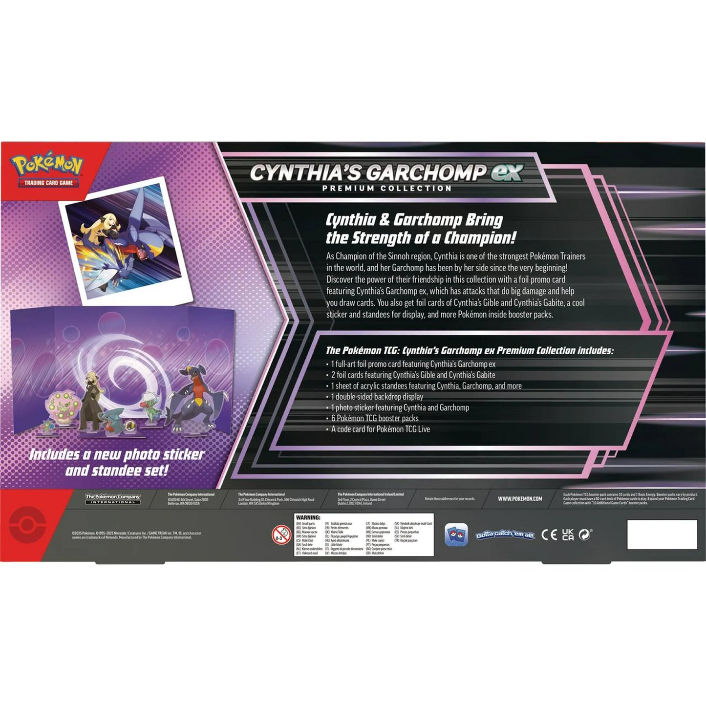 Pokemon: Cynthia’s Garchomp EX Premium Collection