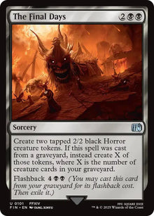 The Final Days [Foil] - MTG Universes Beyond: FINAL FANTASY U 101