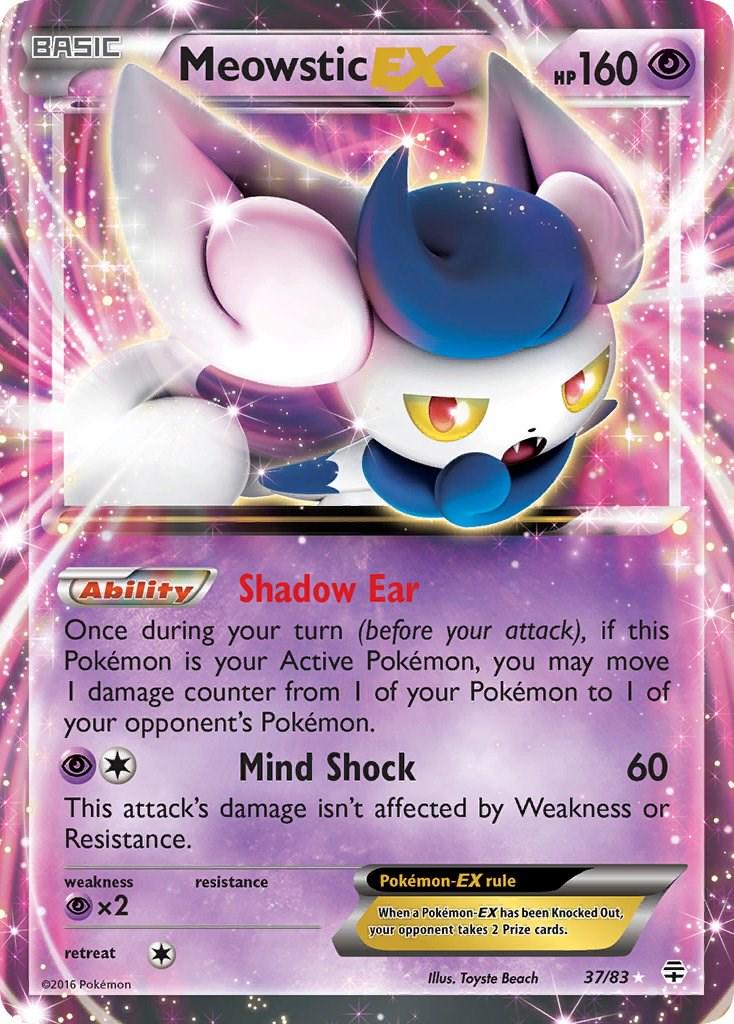 Meowstic EX [Ultra Rare] 37/83 - Pokémon Generations