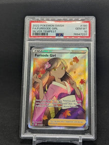 Furisode Girl [Full Art Ultra Rare] #190/195 - Silver Tempest [SLAB PSA 10]
