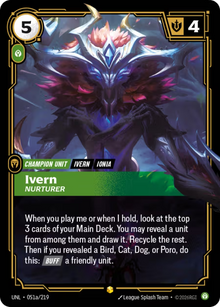 Ivern, Nurturer [Alternate Art Rare] UNL 051a/219 - Riftbound Unleashed