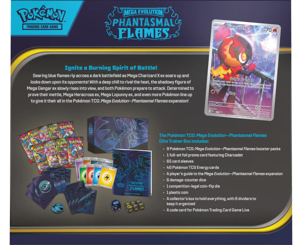 Mega Evolution - Phantasmal Flames Elite Trainer Box