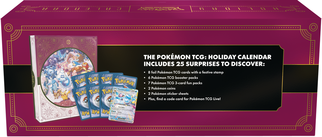 POKEMON HOLIDAY CALENDAR 2025