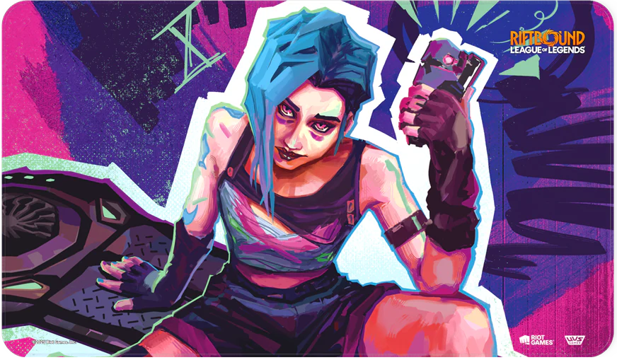 RIFTBOUND LEAGUE OF LEGENDS TCG - JINX PLAYMAT [PREORDER]