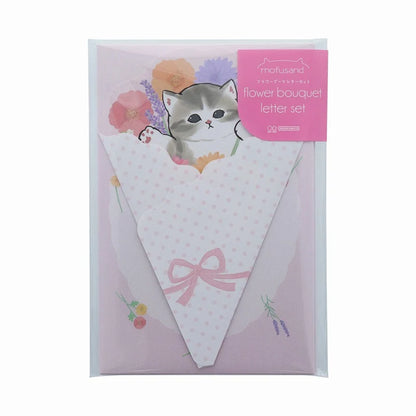 [Sun Star] Mofusand Flower Bouquet Letter Set