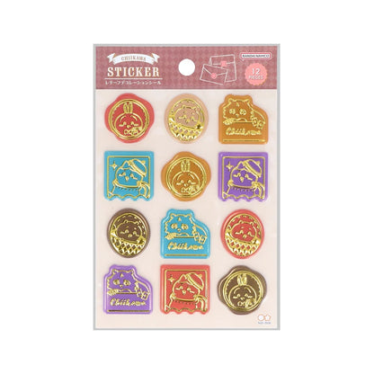 [Sun Star] Chiikawa Relief Decoration Stickers