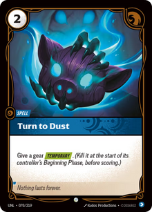 Turn to Dust [Common] UNL 070/219 - Riftbound Unleashed