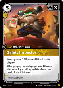 Safety Inspector [Uncommon] UNL 164/219 - Riftbound Unleashed