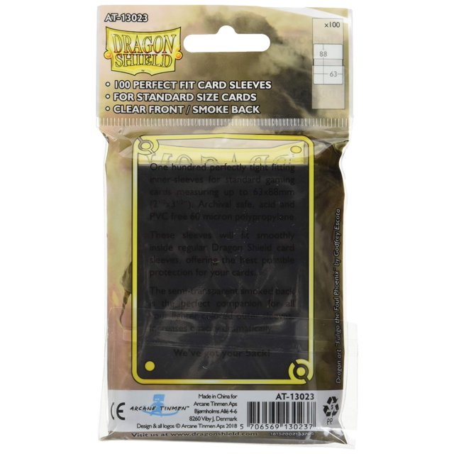 [Dragon Shield] Standard Size - Perfect Fit - Smoke - 100ct