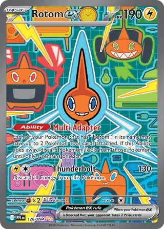 Rotom ex [Special Illustration Rare] 126/094 - Pokémon Phantasmal Flames