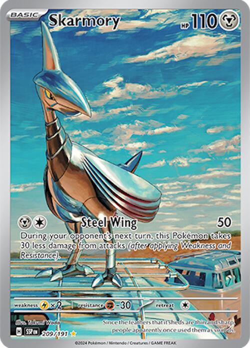 Skarmory [Illustration Rare] 209/191 - Pokémon Surging Sparks