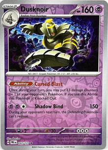 Dusknoir [Reverse Holo Rare] #037/131 - Pokemon Prismatic Evolutions