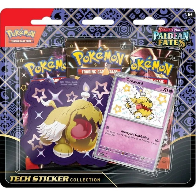 Pokemon : Paldean Fates Tech Sticker Collection