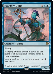 Haughty Djinn - R 52 Dominaria United