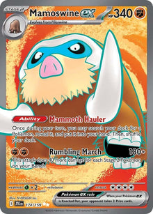 Mamoswine Ex [Ultra Rare] #174/159 - Pokemon Journey Together