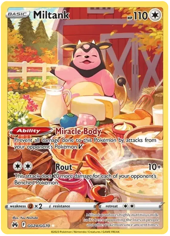 Miltank [Holo Rare] GG24/GG70 - Pokemon Crown Zenith: Galarian Gallery