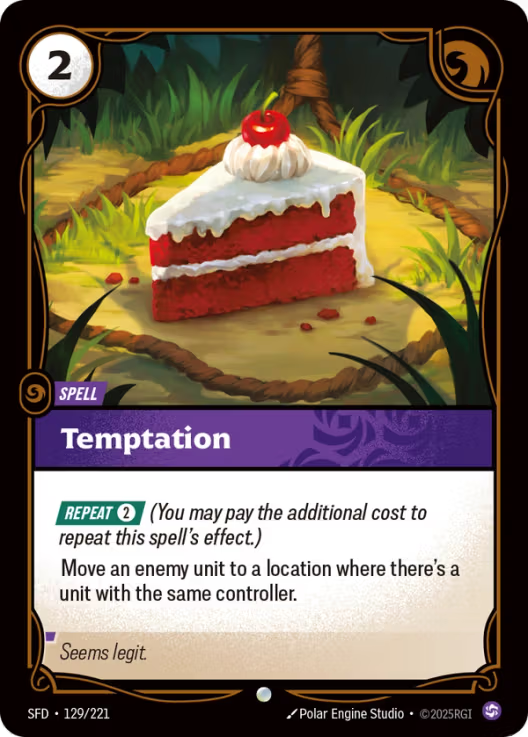 Temptation [Common] SFD 129/221 -  Riftbound Spiritforged
