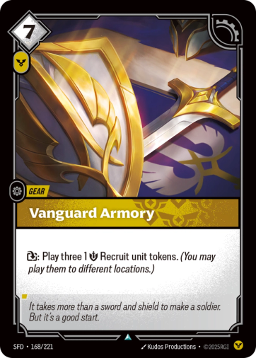Vanguard Armory [Uncommon] SFD 168/221 -  Riftbound Spiritforged