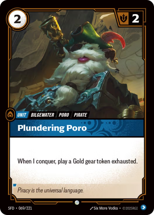 Plundering Poro [Common] SFD 069/221 - Riftbound Spiritforged