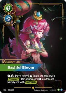 Lillia - Bashful Bloom [Overnumbered] UNL 230/219 - Riftbound Unleashed