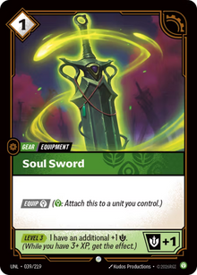 Soul Sword [Common] UNL 039/219 - Riftbound Unleashed