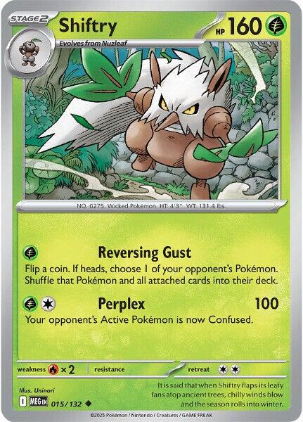 Shiftry [Uncommon]  #015/132 - Pokemon Mega Evolution