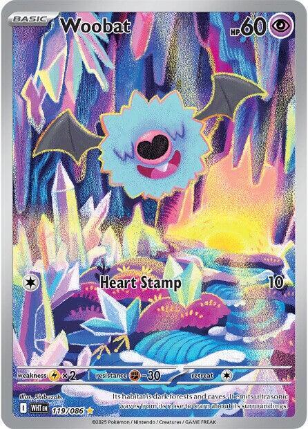 Woobat [Illustration Rare] 119/086 - Pokémon White Flare