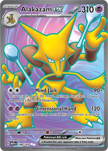 Alakazam Ex [Full Art Ultra Rare] #188/165 - Pokemon 151