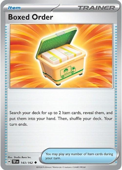 Boxed Order [Uncommon] #143/162 - Pokemon Temporal Forces