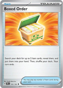 Boxed Order [Uncommon] #143/162 - Pokemon Temporal Forces