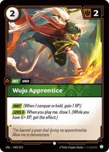 Wuju Apprentice [Common] UNL 040/219 - Riftbound Unleashed
