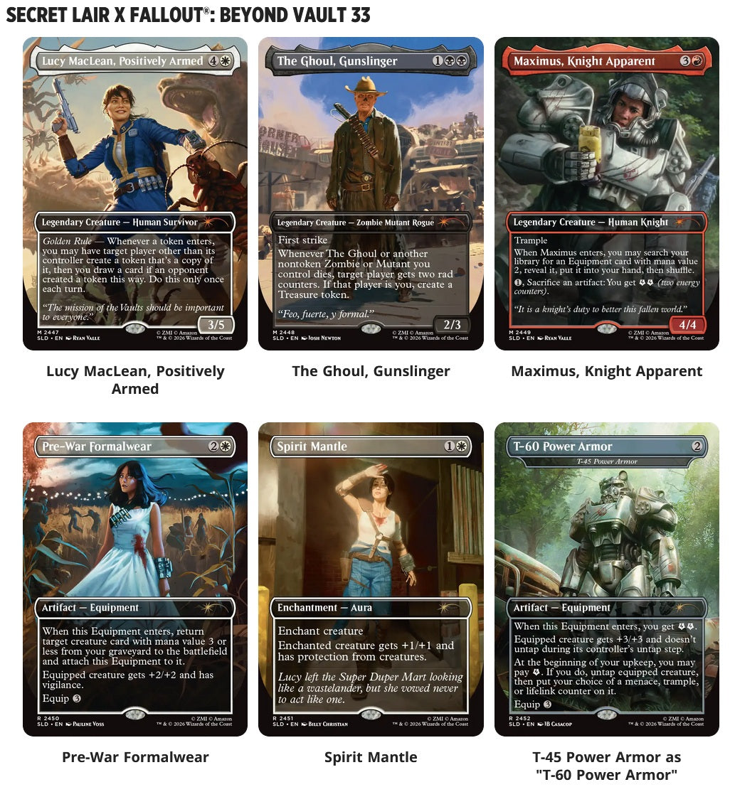 MTG - SECRET LAIR FALLOUT BEYOND VAULT 33 (non-foil)