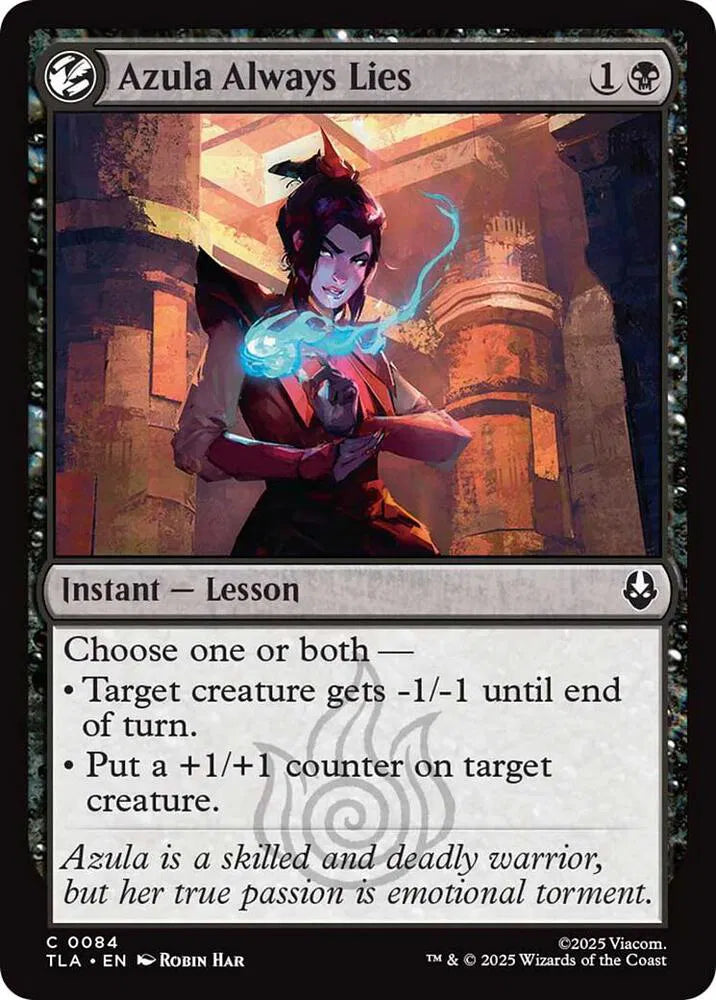 Azula Always Lies - MTG Avatar: The Last Airbender C 84