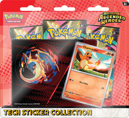 Pokemon - Mega Evolution - Ascended Heroes - Tech Sticker Collection