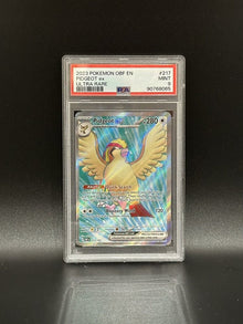 Pidgeot ex [Full Art Ultra Rare] #217/197 - Obsidian Flames [SLAB PSA 9]