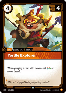 Yordle Explorer [Common] SFD 100/221 -  Riftbound Spiritforged